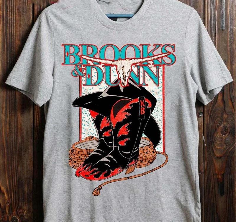 Vintage Brooks Dunn Graphic Tee Country Gray All Size T-Shirt AE26 L
Vintage Brooks Dunn Graphic Tee Country Gray All Size T-Shirt AE26 L