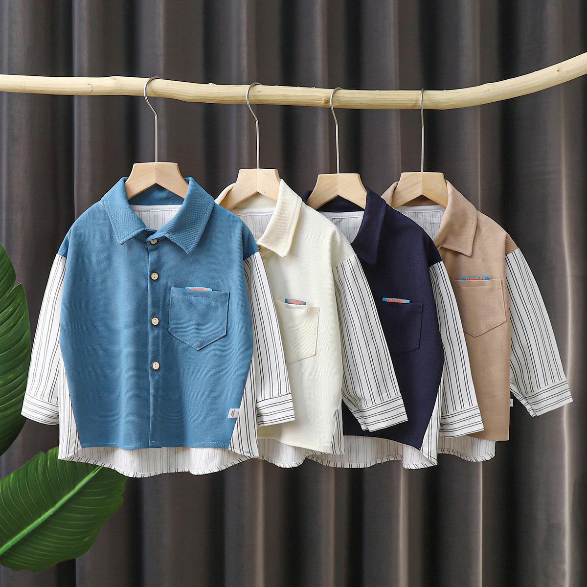 Boys Long-sleeved Shirt Spring New Long-sleeved Children s Baby White Shirt In Small Children Baby Tops 80cm блакить
Boys Long-sleeved Shirt Spring New Long-sleeved Children s Baby White Shirt In Small Children Baby Tops 80cm блакить