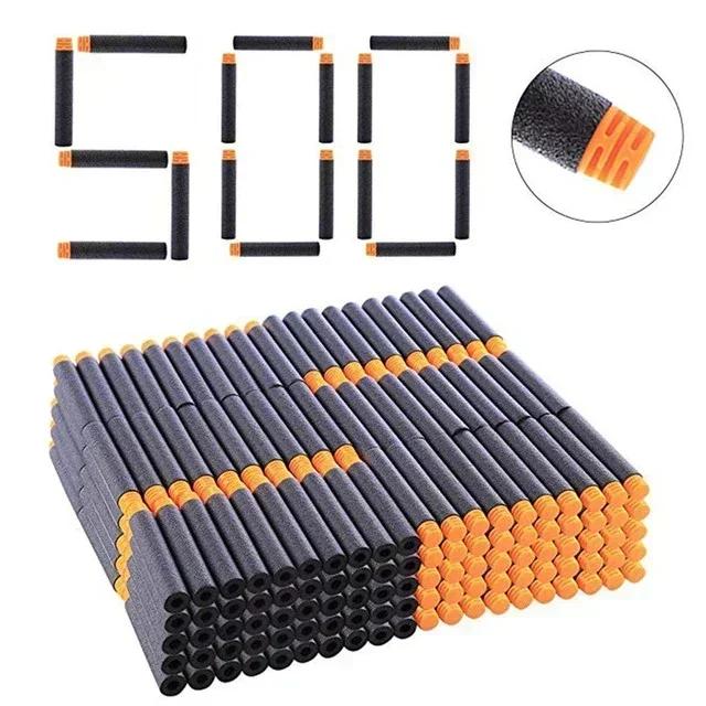 New Black Soft EVA Toy Gun Bullets 7.2cm*1.3cm Refill Darts for Toys Gun Series Blasters Xmas Kid Children Gift (New Arrival)
New Black Soft EVA Toy Gun Bullets 7.2cm*1.3cm Refill Darts for Toys Gun Series Blasters Xmas Kid Children Gift (New Arrival)