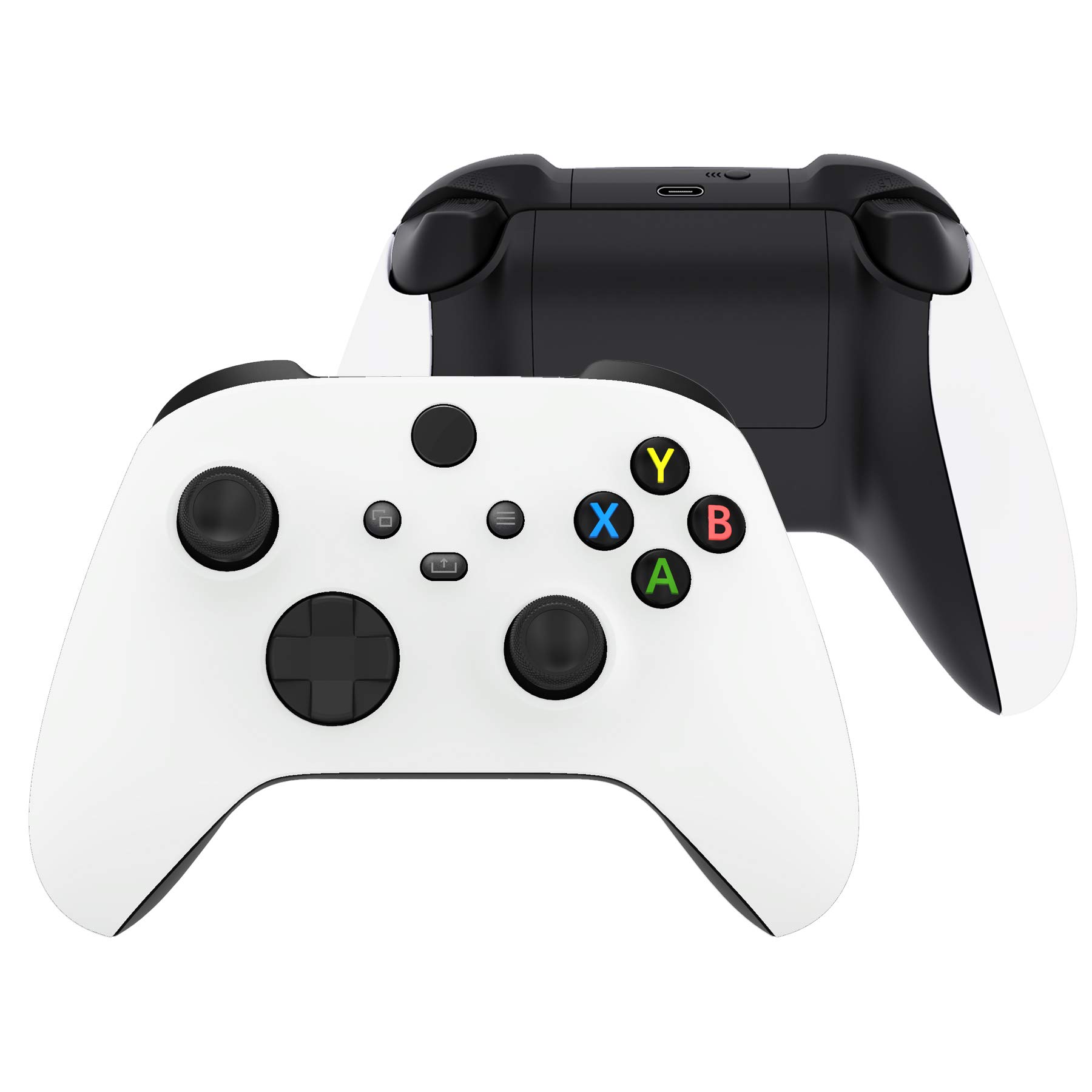 eXtremeRate Side Rail Grip Shell for Xbox Series X S Clear Black Replacement Front Housing Cover Handle Faceplate for Xbox Core Wireless Controller білий
eXtremeRate Side Rail Grip Shell for Xbox Series X S Clear Black Replacement Front Housing Cover Handle Faceplate for Xbox Core Wireless Controller білий