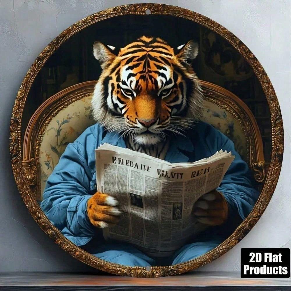 Metal Poster Tiger Wall Art Black Aluminum Decor 20x20 cm for Bar
Metal Poster Tiger Wall Art Black Aluminum Decor 20x20 cm for Bar