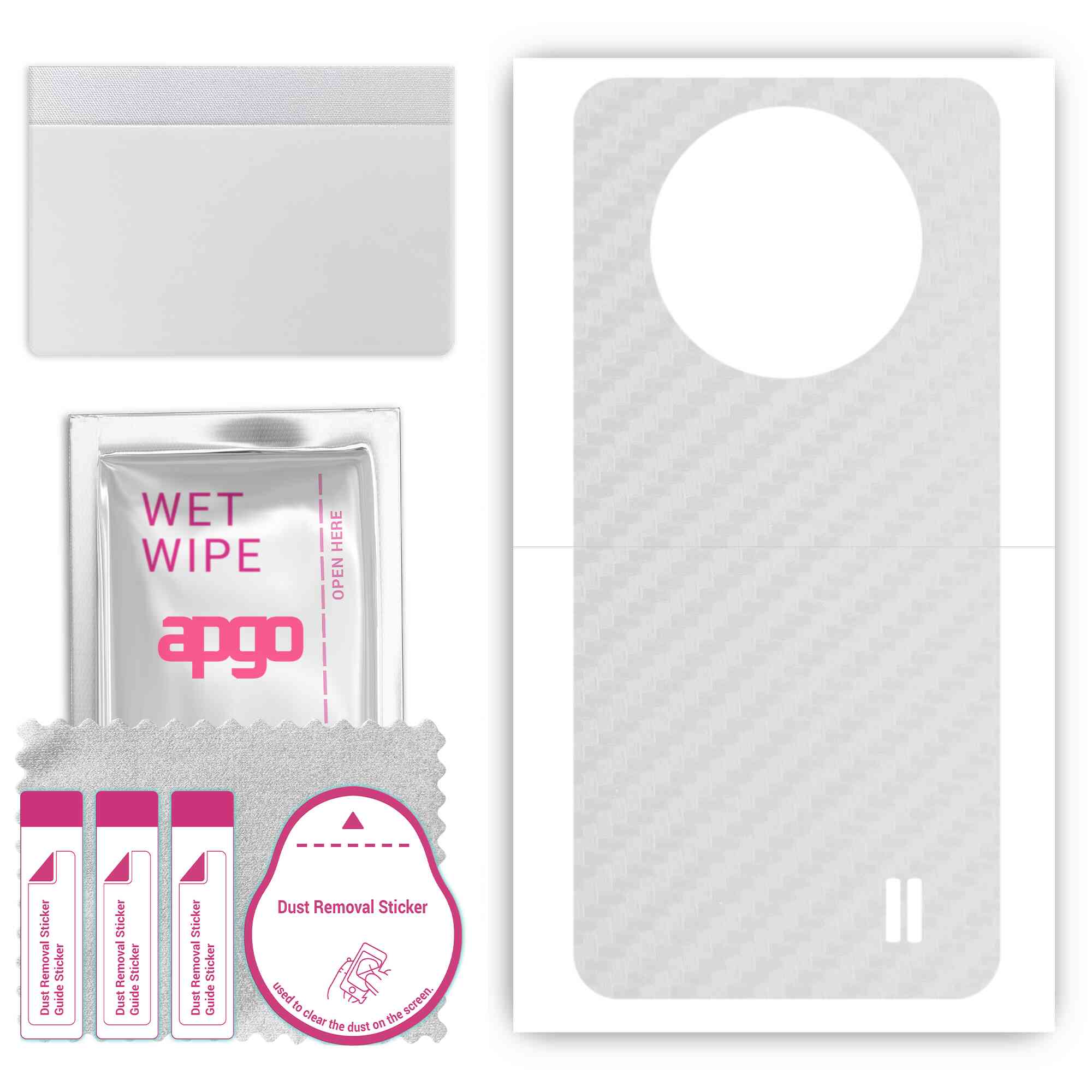 apgo Protective Skin Sticker for the back compatible with ZTE Blade A73 5G, Wrap Film, Foil, Vinyl - Pattern Transparent Carbon
apgo Protective Skin Sticker for the back compatible with ZTE Blade A73 5G, Wrap Film, Foil, Vinyl - Pattern Transparent Carbon