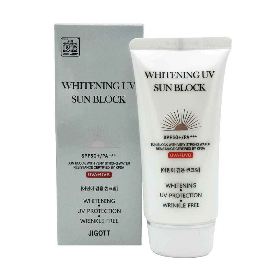 Солнцезащитный крем для лица JIGOTT Whitening Uv Sun Block Cream SPF50+/PA+++ 70мл
Солнцезащитный крем для лица JIGOTT Whitening Uv Sun Block Cream SPF50+/PA+++ 70мл