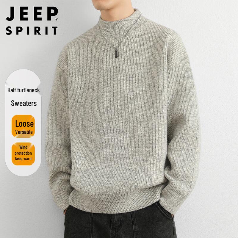 JEEP SPIRIT Men s Half-Turtleneck Knit Sweater 3XL
JEEP SPIRIT Men s Half-Turtleneck Knit Sweater 3XL
