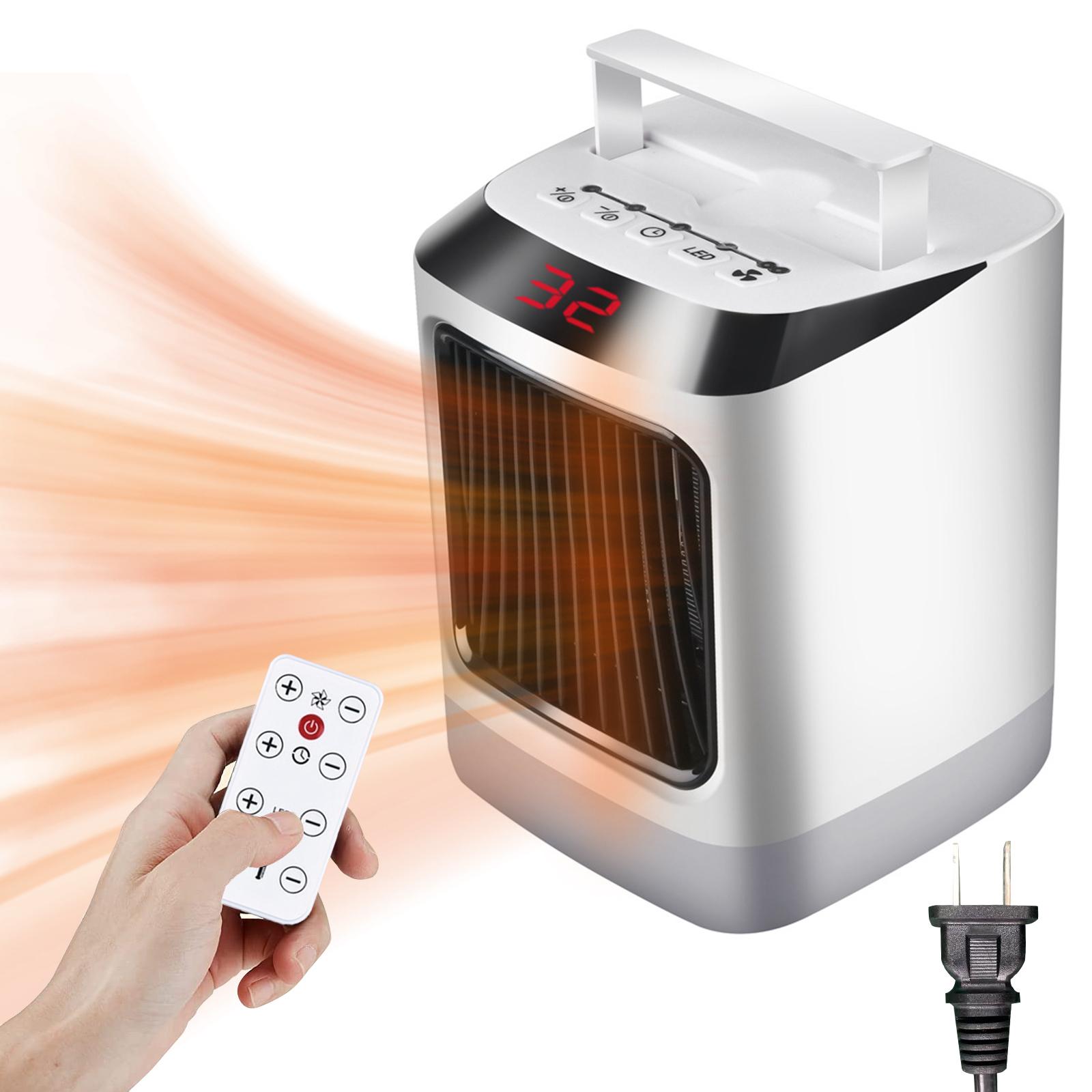 Portable Electric Heater Lightweight Energy Saving Space Heater With Handle For Bedroom Living Room Office US plug
Portable Electric Heater Lightweight Energy Saving Space Heater With Handle For Bedroom Living Room Office US plug