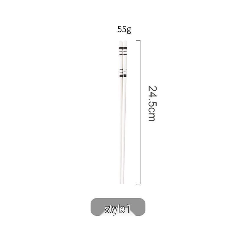 Qingyao Antibacterial Ceramic Chopsticks: 5 Pairs, Non-Slip, Anti-Mold, High-Grade Gift Box, Luxurious Feel
Qingyao Antibacterial Ceramic Chopsticks: 5 Pairs, Non-Slip, Anti-Mold, High-Grade Gift Box, Luxurious Feel