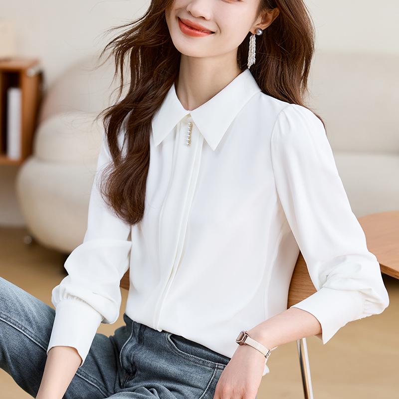 Women s White Satin Long Sleeve Chiffon Blouse - Elegant, Slimming Design for Spring/Autumn 2025 XL білий
Women s White Satin Long Sleeve Chiffon Blouse - Elegant, Slimming Design for Spring/Autumn 2025 XL білий