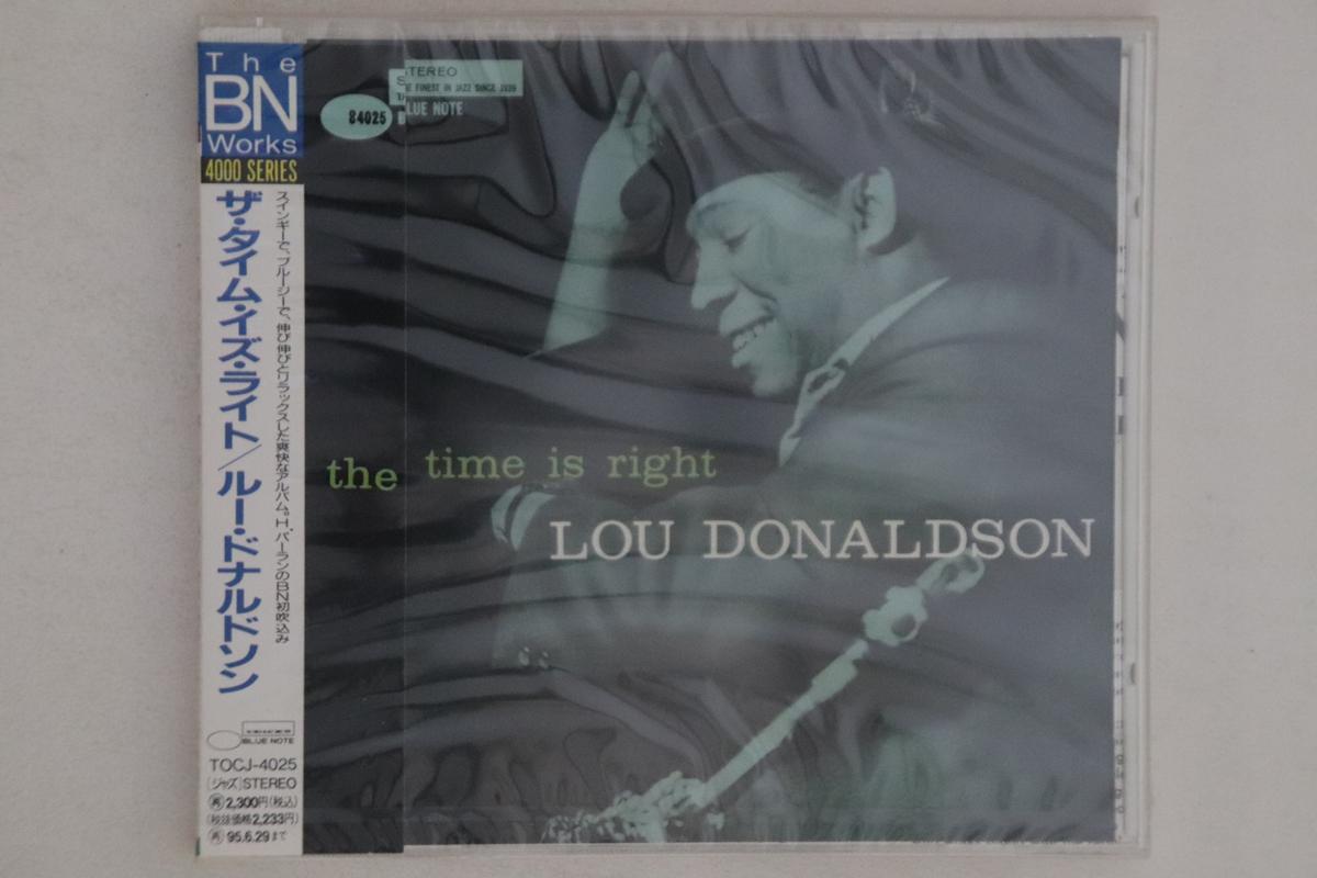 CD LOU DONALDSON - Time Is Right TOCJ4025PROMO BLUE NOTE 1993 Japan Obi Jazz Used
CD LOU DONALDSON - Time Is Right TOCJ4025PROMO BLUE NOTE 1993 Japan Obi Jazz Used