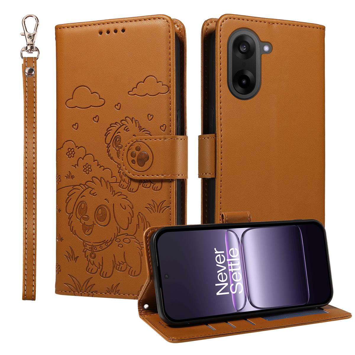 Чехол для OnePlus Ace 5 Racing 5G/OnePlus Nord CE5 5G с RFID-блокировкой, с тисненым узором собаки, из ПУ кожи, чехол для телефона с ремешком на запястье Brown
Чехол для OnePlus Ace 5 Racing 5G/OnePlus Nord CE5 5G с RFID-блокировкой, с тисненым узором собаки, из ПУ кожи, чехол для телефона с ремешком на запястье Brown