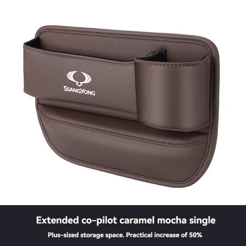 Leather Car Seat Gap Organizer Crevice Side Storage Box Filler Side Storage Pocket With Cup Holder For Ssangyong Car
Leather Car Seat Gap Organizer Crevice Side Storage Box Filler Side Storage Pocket With Cup Holder For Ssangyong Car