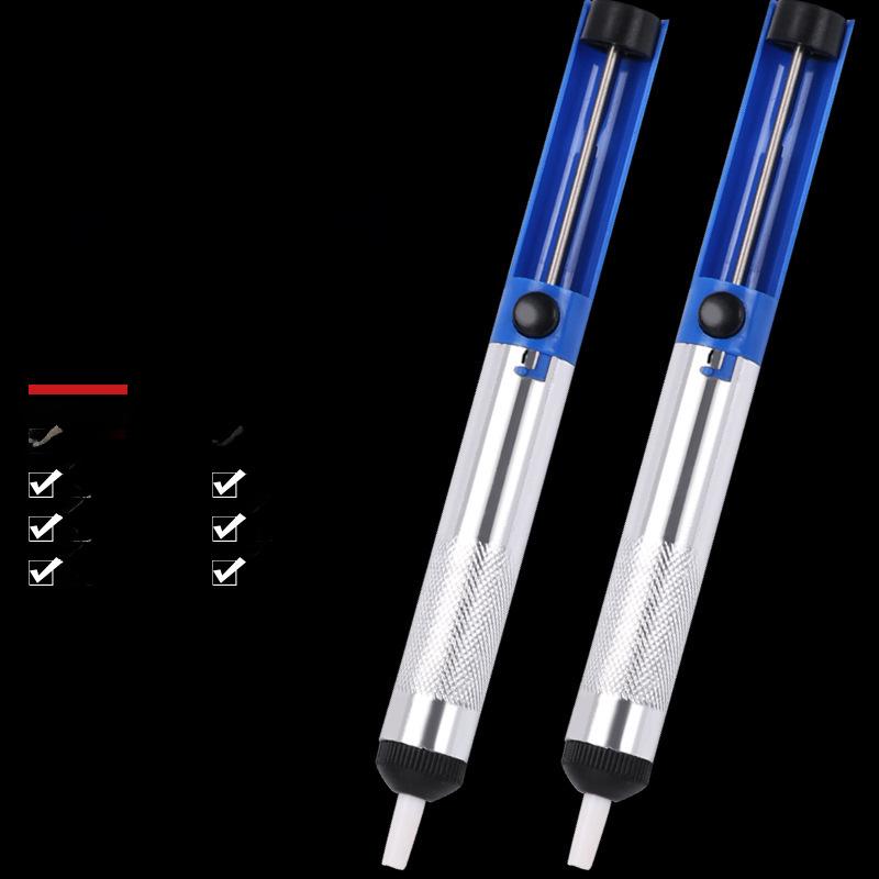 Half-Aluminum Non-Slip Manual Solder Sucker Pump - Desoldering Tool for Soldering Iron Repair Half-Aluminum Solder Sucker/Bulk
Half-Aluminum Non-Slip Manual Solder Sucker Pump - Desoldering Tool for Soldering Iron Repair Half-Aluminum Solder Sucker/Bulk