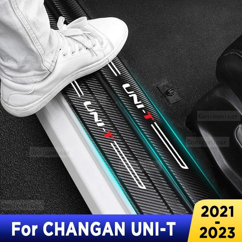 Для Changan UNI-T UNI T, защита задней двери, педаль на пороге, аксессуары из углеродного волокна, текстура, кожа, искусственная кожа, Стайлинг, наклейка на автомобиль, отделка 
Для Changan UNI-T UNI T, защита задней двери, педаль на пороге, аксессуары из углеродного волокна, текстура, кожа, искусственная кожа, Стайлинг, наклейка на автомобиль, отделка