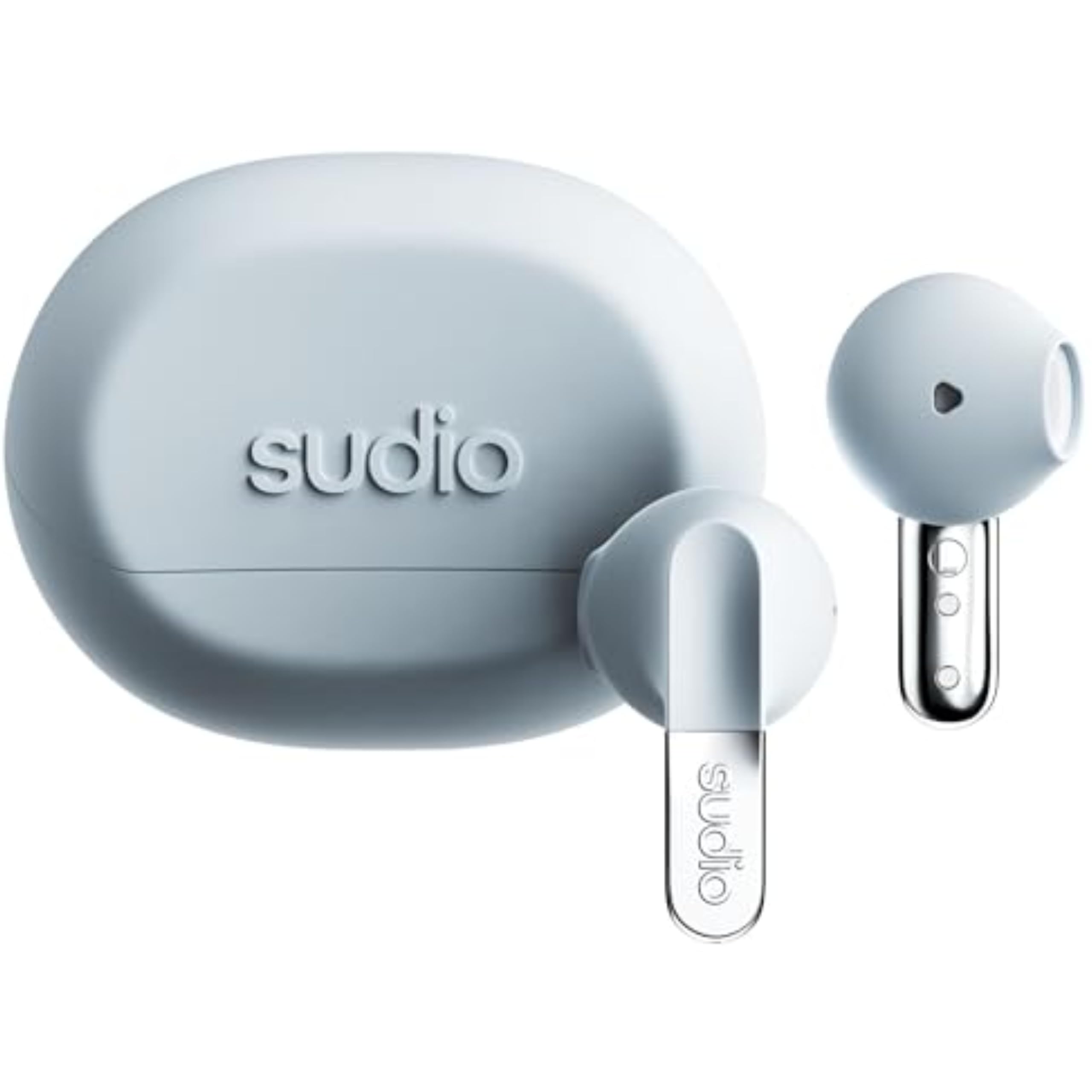 SUDIO N3 (Misty Blue) Wireless In-Ear Earphones (Bluetooth 5.4 with Mic Compatible with iOS and Android IPX4 Waterproof) Type-C
SUDIO N3 (Misty Blue) Wireless In-Ear Earphones (Bluetooth 5.4 with Mic Compatible with iOS and Android IPX4 Waterproof) Type-C