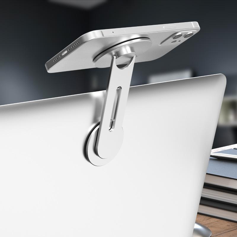 ZF013 180-Degree Flip Magnetic Phone Bracket for Laptops,Desktop Computer Ultra-Thin Magnetic Phone Holder Dark Grey
ZF013 180-Degree Flip Magnetic Phone Bracket for Laptops,Desktop Computer Ultra-Thin Magnetic Phone Holder Dark Grey