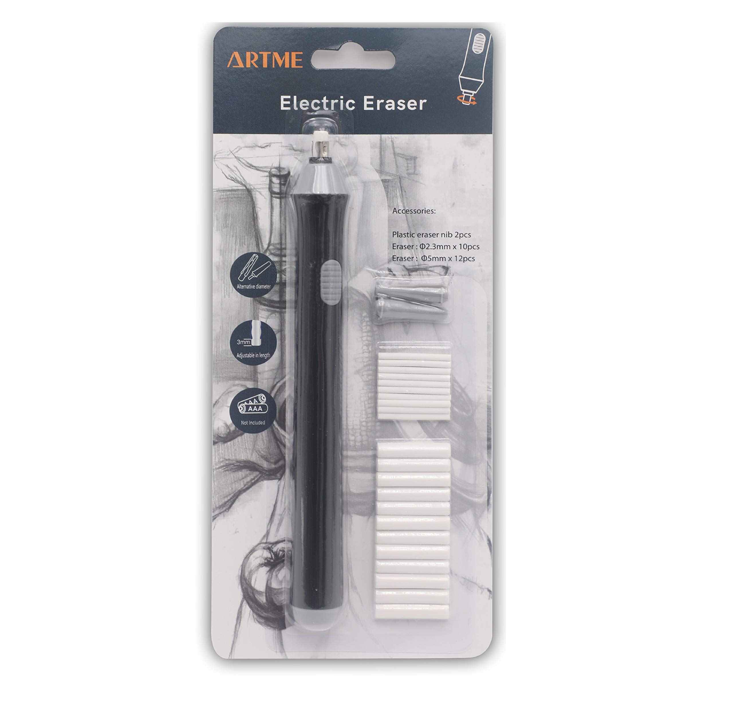 Artme Electric Rubber 22 стержня и ластик для студентов/авто - (2.3мм 5мм) - Эскизы, Архитекторы, Инженеры,
Artme Electric Rubber 22 стержня и ластик для студентов/авто - (2.3мм 5мм) - Эскизы, Архитекторы, Инженеры,