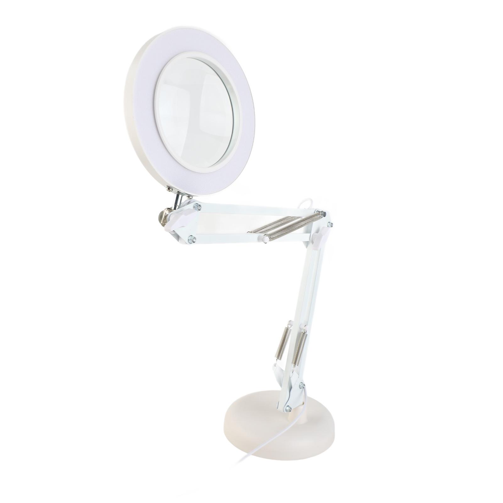 Desktop Magnifier 8X Magnification 10 Levels Adjustable Brightness 64 LEDs Magnifying Glass Desk Light with Foldable білий
Desktop Magnifier 8X Magnification 10 Levels Adjustable Brightness 64 LEDs Magnifying Glass Desk Light with Foldable білий