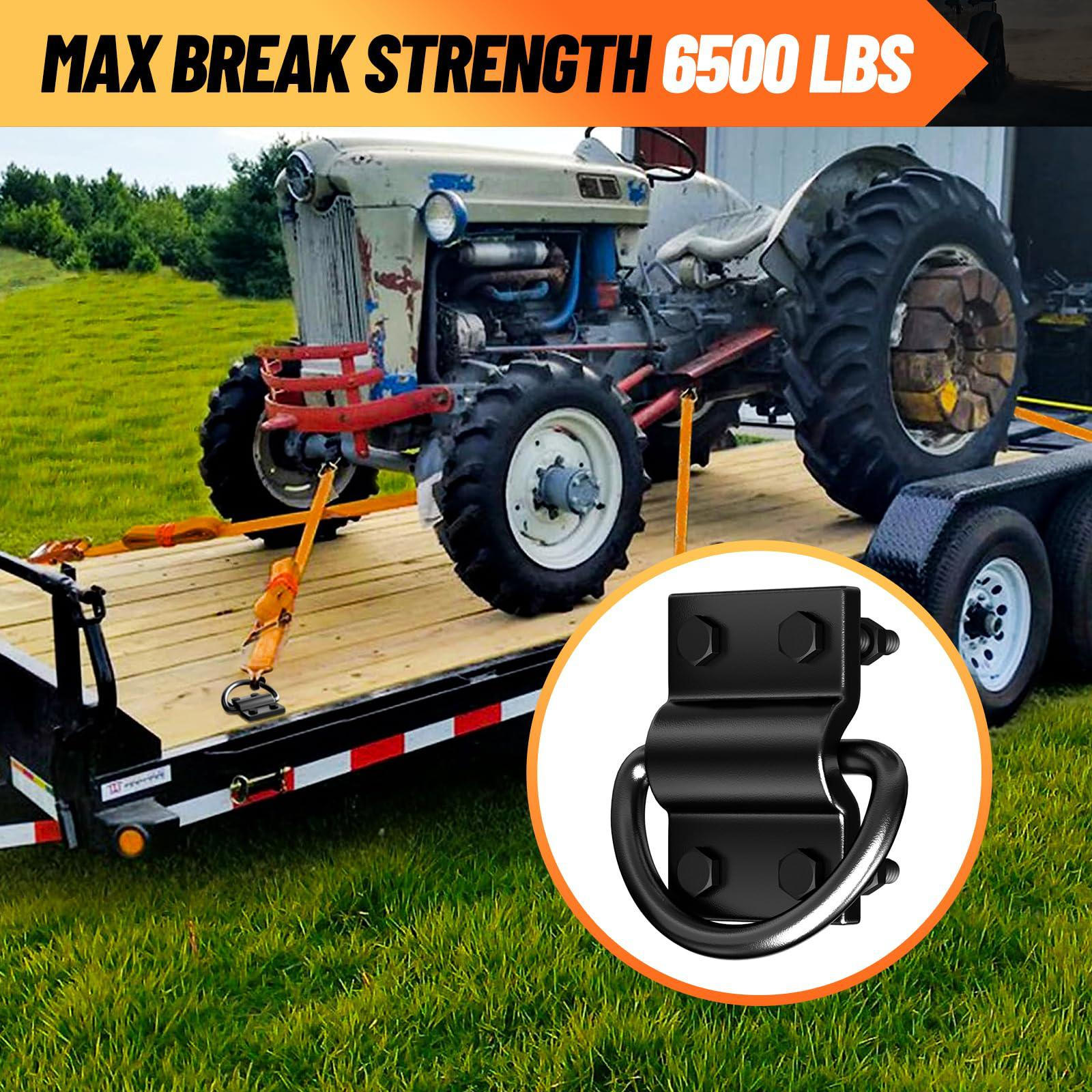 6 Pieces D Rings Tie Down Lashing Loop Easy Installation Sturdy Trailer Towing Hook for Cargo on
6 Pieces D Rings Tie Down Lashing Loop Easy Installation Sturdy Trailer Towing Hook for Cargo on