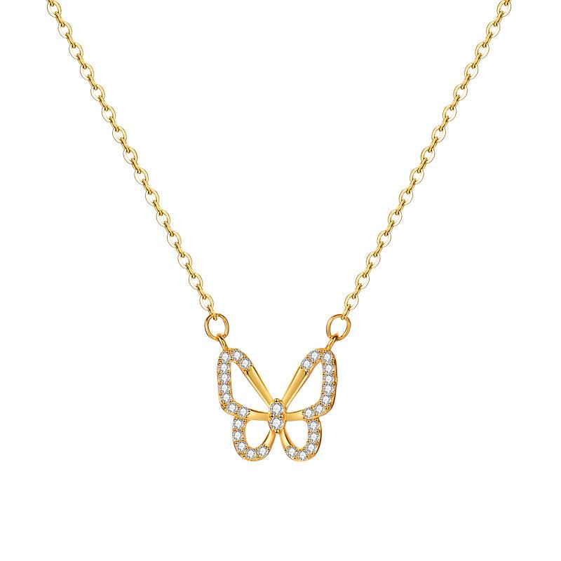 Высококачественное выдолбленное ожерелье в виде бабочки, женская ниша, холодный стиль, стиль блогера, индивидуальность
Высококачественное выдолбленное ожерелье в виде бабочки, женская ниша, холодный стиль, стиль блогера, индивидуальность