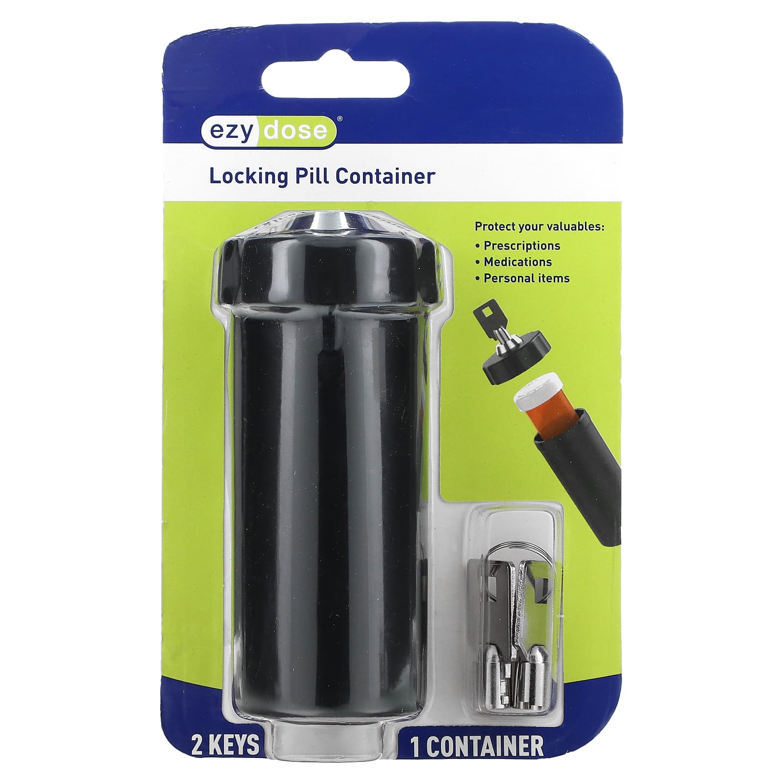 Контейнер для таблеток с замком, 3 штуки
Контейнер для таблеток с замком, 3 штуки