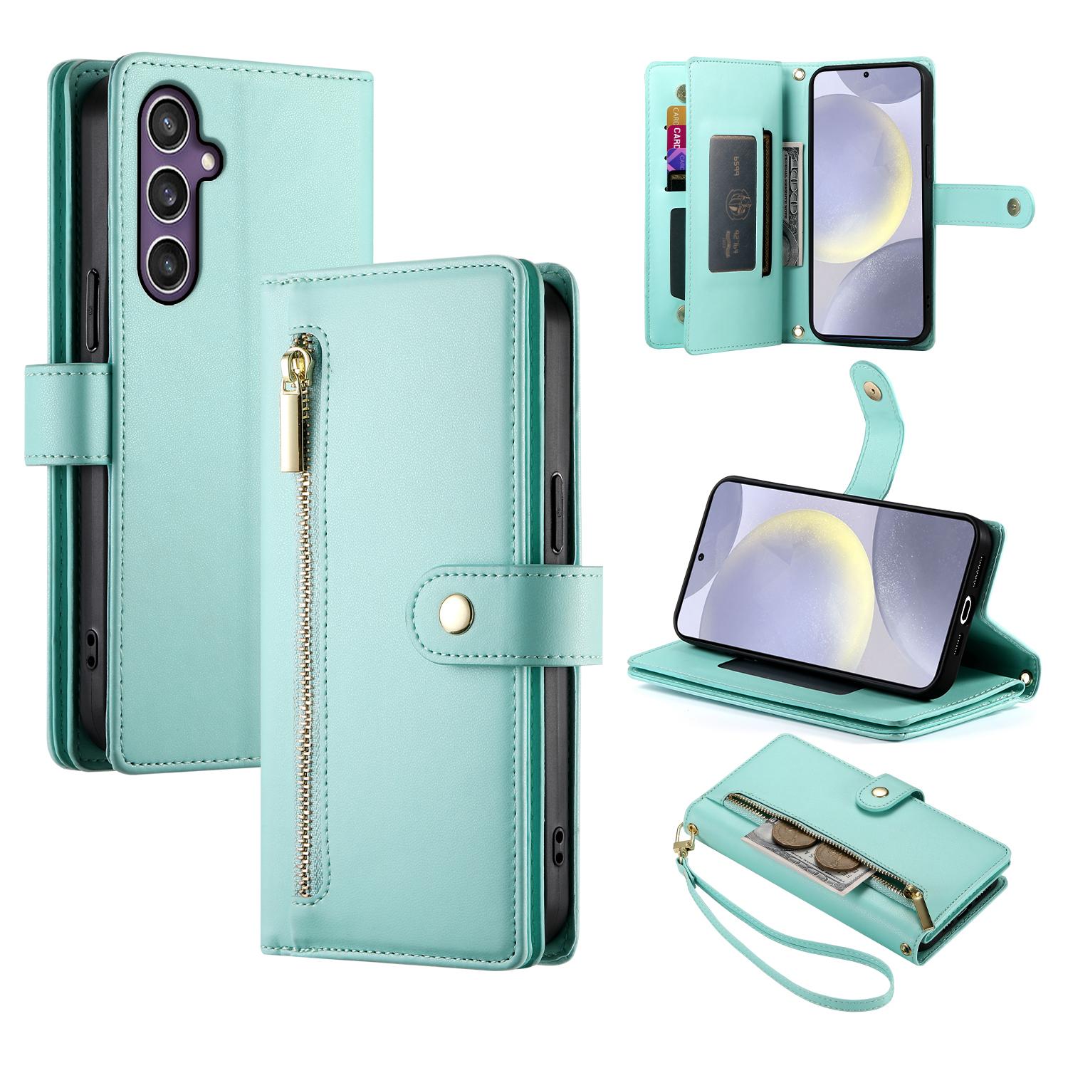 DF-011 For Samsung Galaxy S24+ Case Zipper Pocket Stand Leather Phone Cover with Straps C
DF-011 For Samsung Galaxy S24+ Case Zipper Pocket Stand Leather Phone Cover with Straps C
