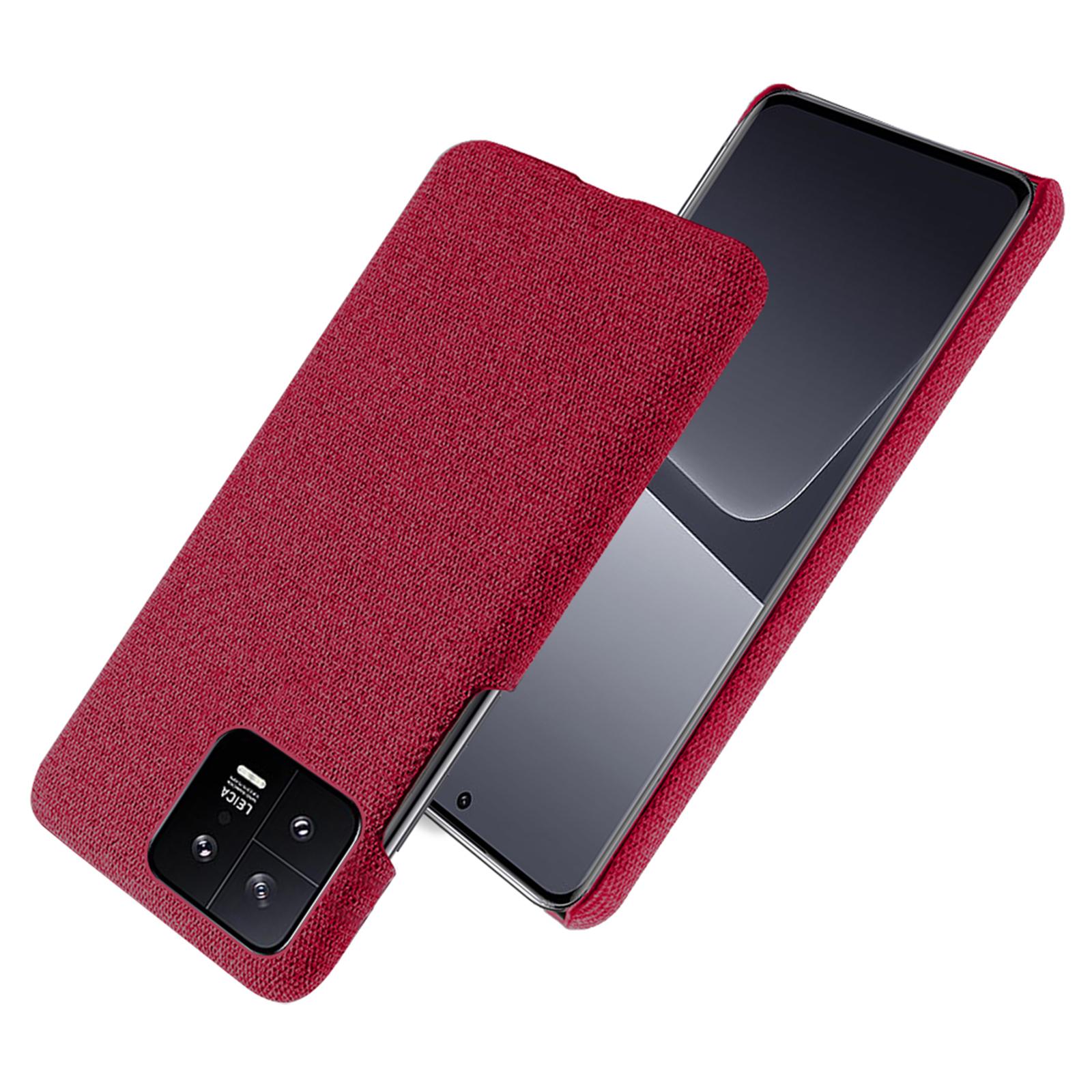 For Xiaomi 13 5G Non-slip Protective Smartphone Case Solid Color Hard PC Cloth Texture Phone Cover Red
For Xiaomi 13 5G Non-slip Protective Smartphone Case Solid Color Hard PC Cloth Texture Phone Cover Red