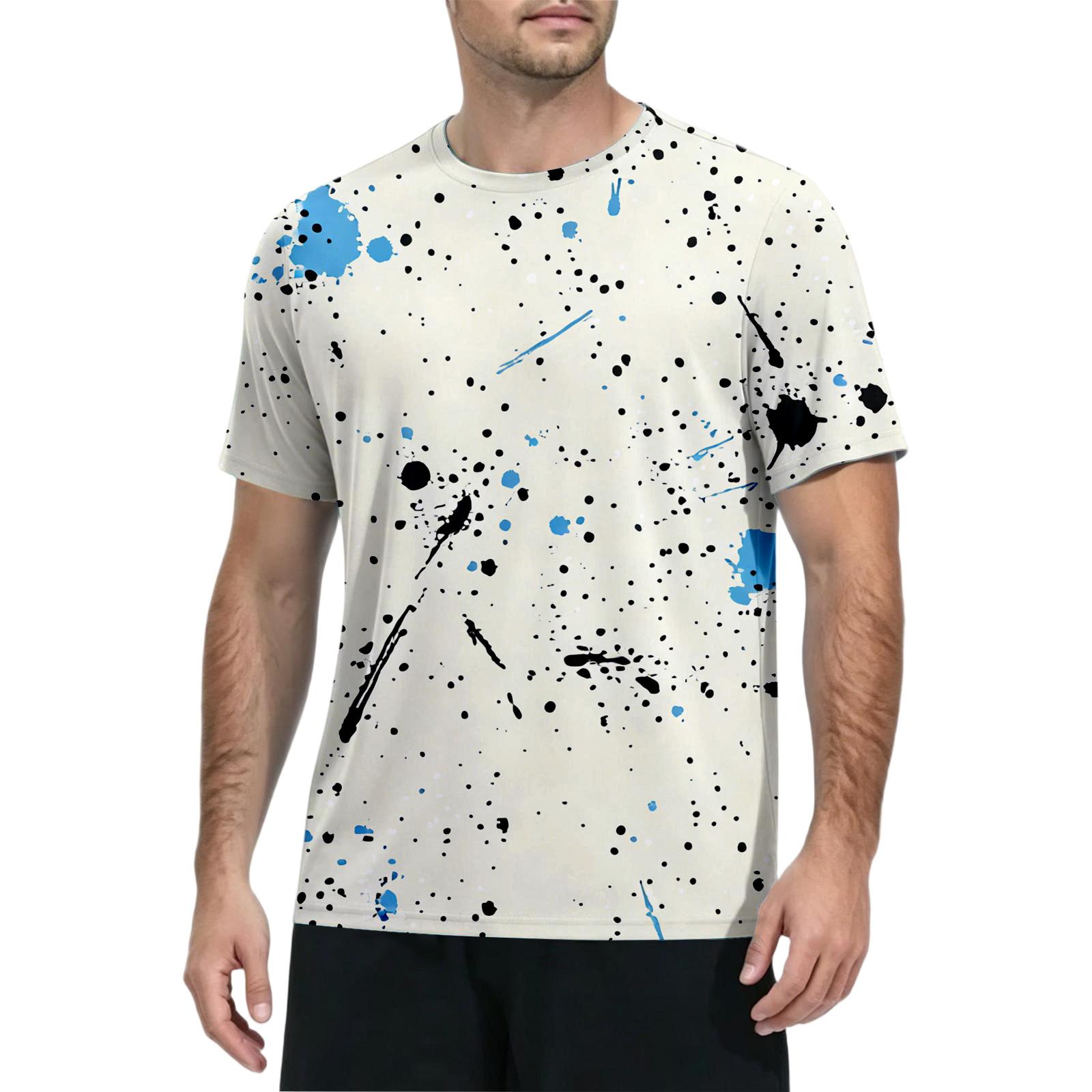 Men’s Short Sleeve Crew Neck T Shirt with Abstract Paint Splatter Print Casual Fit Soft Lightweight Top M бежевий
Men’s Short Sleeve Crew Neck T Shirt with Abstract Paint Splatter Print Casual Fit Soft Lightweight Top M бежевий