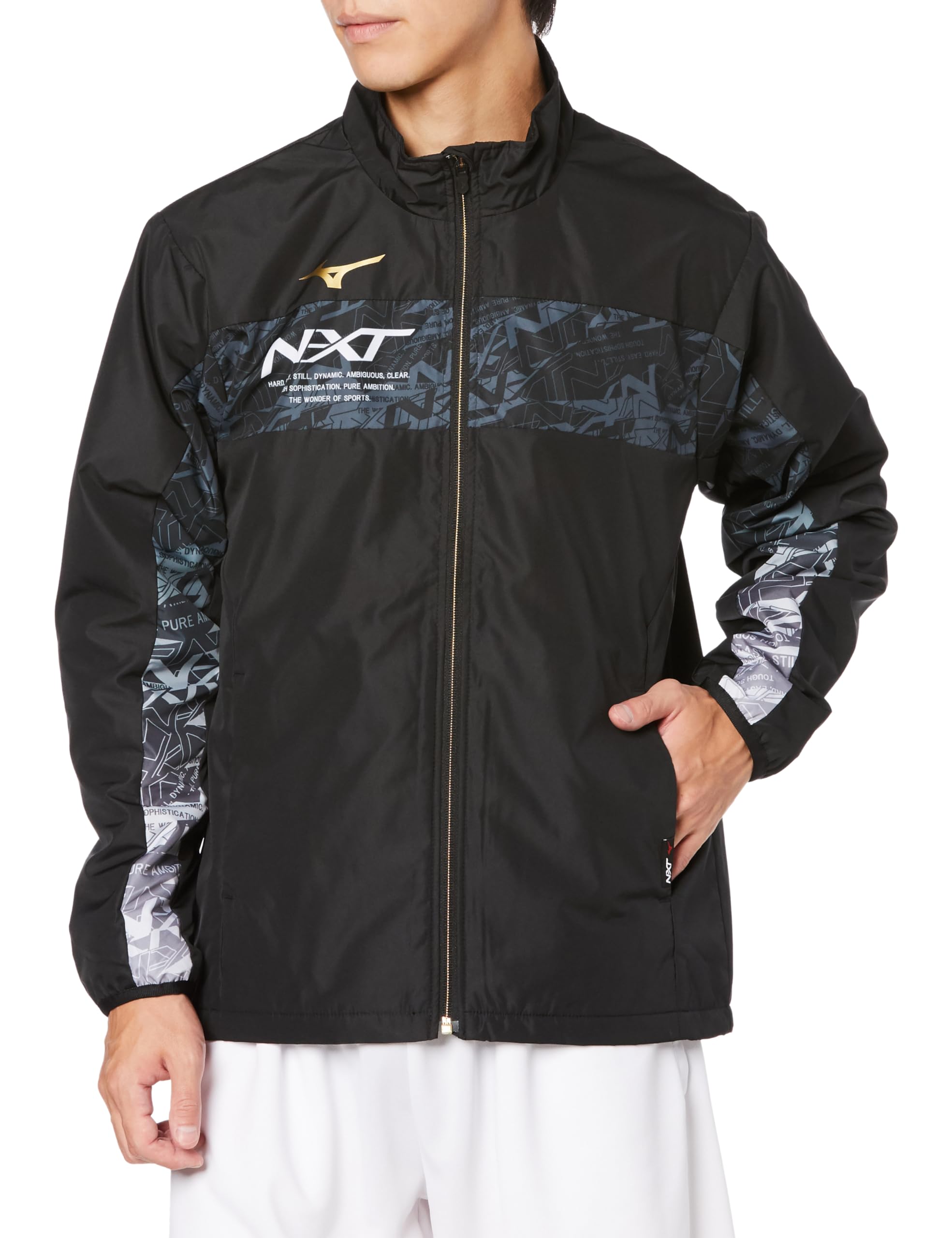 Mizuno Breath Thermo Warmer Training Size M N-XT Jacket, Moisture-Wicking, Heat-Generating, Water-Repellent, Wear, 32JEA740, Black/Gold,
Mizuno Breath Thermo Warmer Training Size M N-XT Jacket, Moisture-Wicking, Heat-Generating, Water-Repellent, Wear, 32JEA740, Black/Gold,
