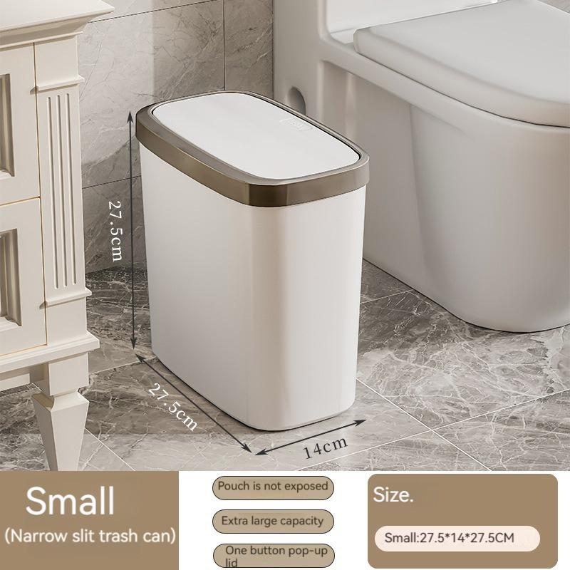 Мусорное ведро с крышкой, пресс-типа, 12/16 л, для ванной комнаты, гостиной, узкая мусорная корзина, водонепроницаемая мусорная корзина, корзина для бумаги
Мусорное ведро с крышкой, пресс-типа, 12/16 л, для ванной комнаты, гостиной, узкая мусорная корзина, водонепроницаемая мусорная корзина, корзина для бумаги