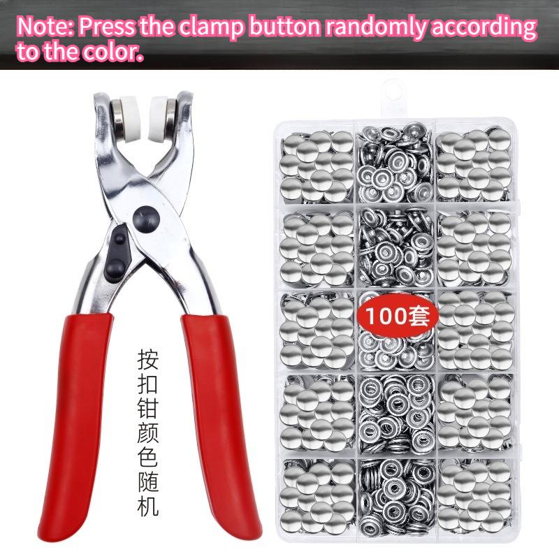 Metal Snap Fastener Kit – Manual Crimping Pliers & Stainless Steel Buttons, DIY Sewing Supplies for Clothing, Hats & Bags срібний
Metal Snap Fastener Kit – Manual Crimping Pliers & Stainless Steel Buttons, DIY Sewing Supplies for Clothing, Hats & Bags срібний