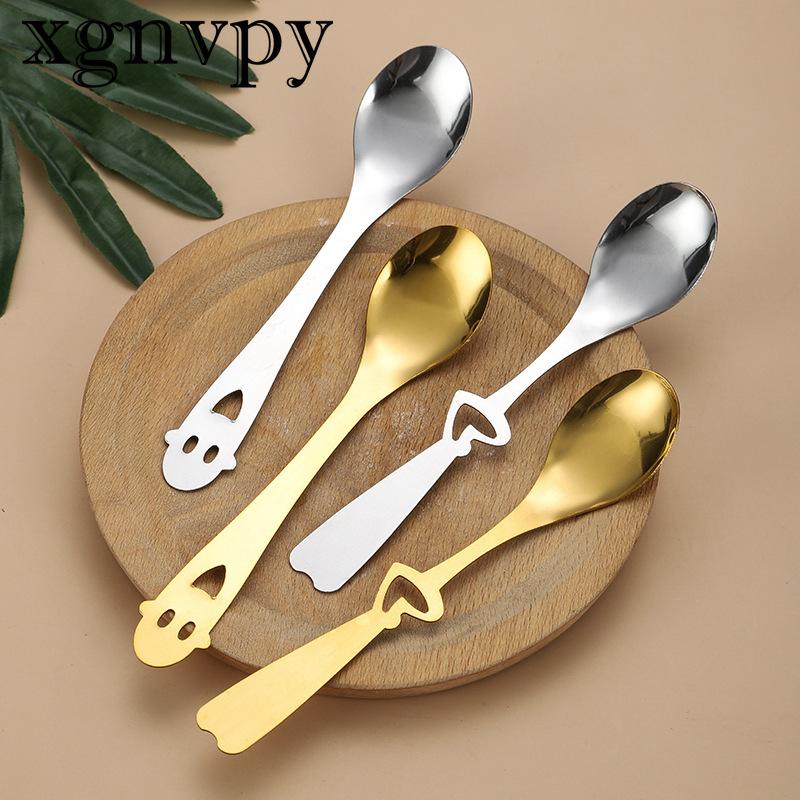 xgnvpy Stainless Steel Coffee Scoop Hollow Heart Smile Face Ice Cream Spoon Wedding Souvenir Gift for Home Kitchen Kids
xgnvpy Stainless Steel Coffee Scoop Hollow Heart Smile Face Ice Cream Spoon Wedding Souvenir Gift for Home Kitchen Kids