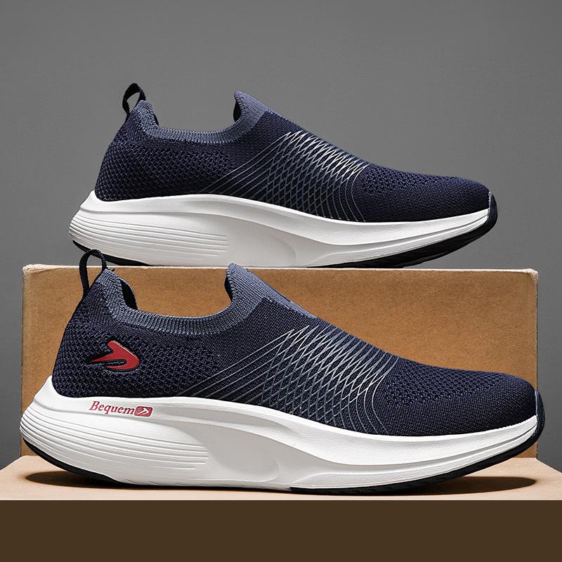 2025 new men s soil flying woven elastic one-foot shoe upper offset printing ultra-light soft sole outdoor casual breathable walking shoes 45 темно-синий
2025 new men s soil flying woven elastic one-foot shoe upper offset printing ultra-light soft sole outdoor casual breathable walking shoes 45 темно-синий