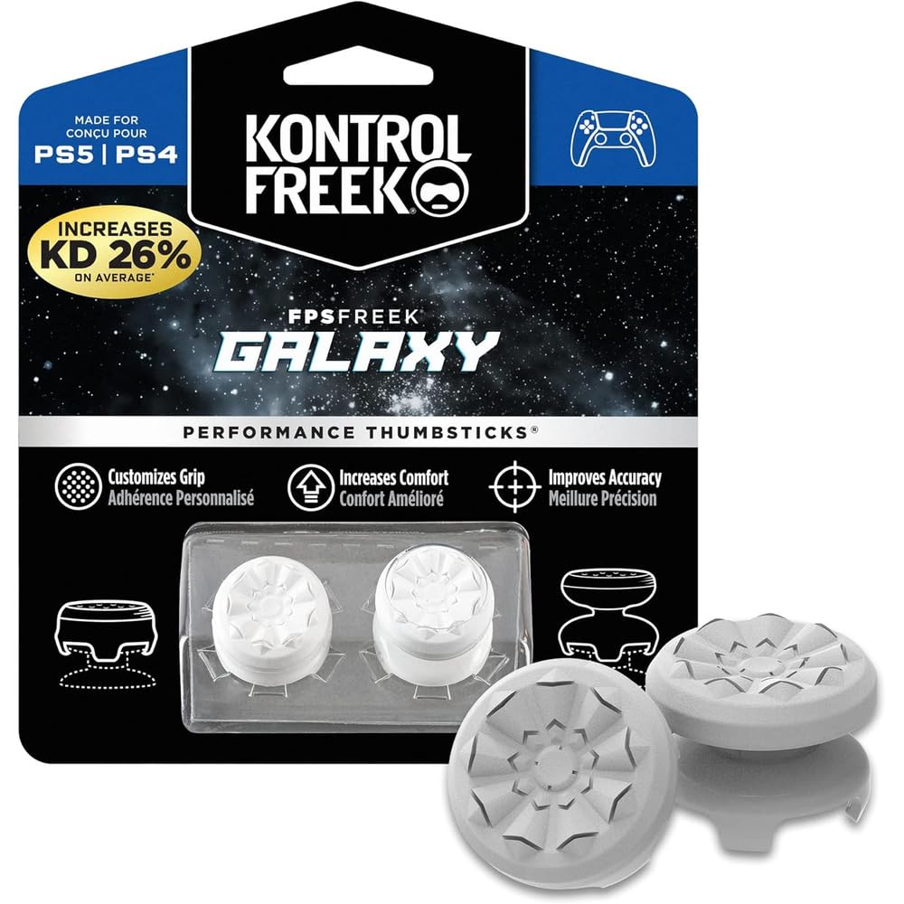 KontrolFreek FPS Freek Galaxy PlayStation4 PlayStation5 White Control Freak PS5 PS4 SteelSeries Aim Assist Advanced Accuracy Improved [Genuine
KontrolFreek FPS Freek Galaxy PlayStation4 PlayStation5 White Control Freak PS5 PS4 SteelSeries Aim Assist Advanced Accuracy Improved [Genuine