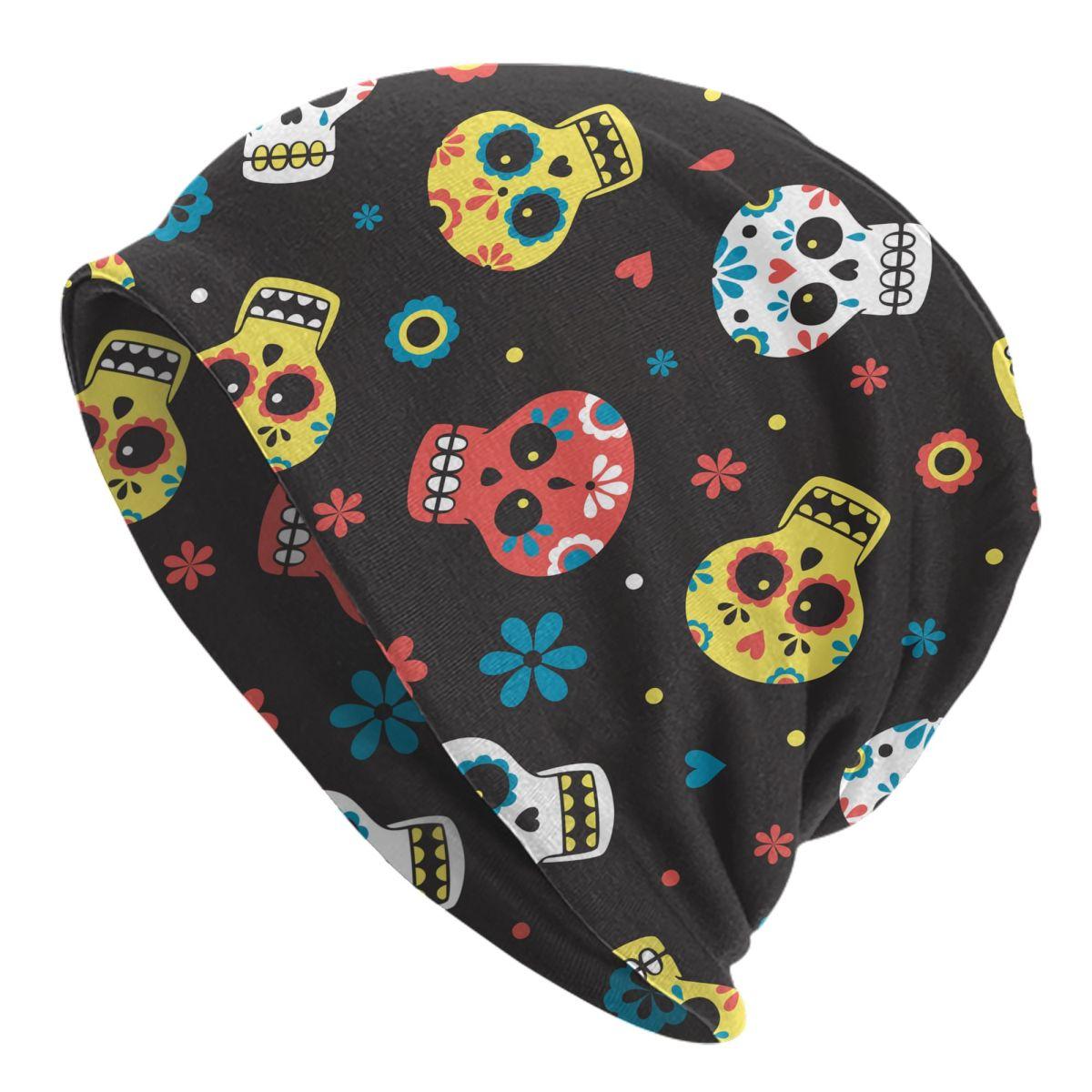 Sugar Skull Mexican Caps Day of the Dead Horror Halloween Fashion Skullies Beanies Hats Summer Warm Head Wrap Bonnet Knit Hat
Sugar Skull Mexican Caps Day of the Dead Horror Halloween Fashion Skullies Beanies Hats Summer Warm Head Wrap Bonnet Knit Hat