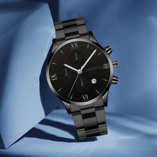 Yousheng Men Dress Watch 3 Eyes Calendar Round Dial Stainless Steel Strap Quartz Movement Male Teens Business Wristwatch Fashion Jewelry Birthday Gift
Yousheng Men Dress Watch 3 Eyes Calendar Round Dial Stainless Steel Strap Quartz Movement Male Teens Business Wristwatch Fashion Jewelry Birthday Gift