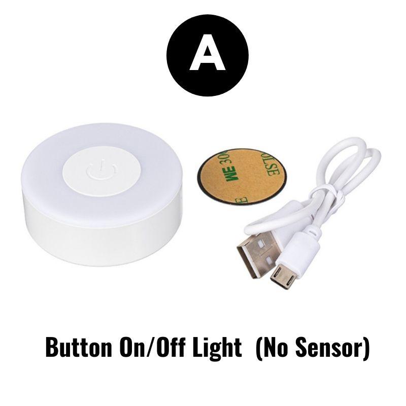 Homlly Rechargeable Motion Sensor Light (Warm Yellow) (X2PCS) A -Round Light X2
Homlly Rechargeable Motion Sensor Light (Warm Yellow) (X2PCS) A -Round Light X2