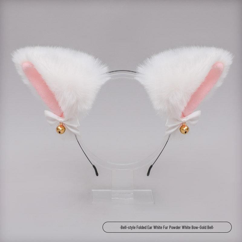 Colorful Cartoon Plush Cat Ear Headband with Bow Tie and Bell
Colorful Cartoon Plush Cat Ear Headband with Bow Tie and Bell