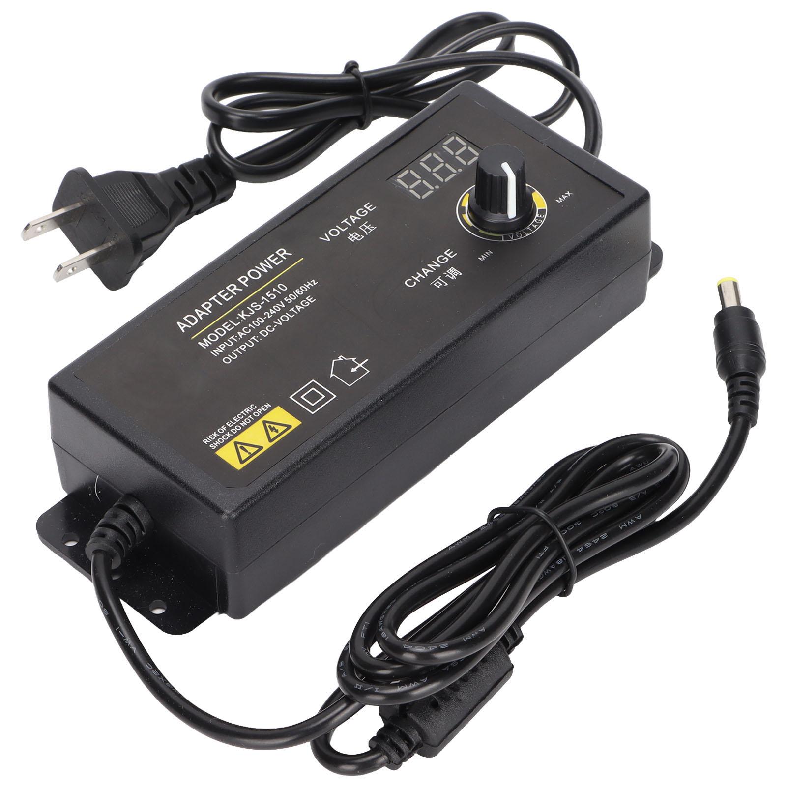 Power Adapter Adjustable Voltage Speed Regulation 3‑24V 4A 90W LED Digital Display Adapter US Plug
Power Adapter Adjustable Voltage Speed Regulation 3‑24V 4A 90W LED Digital Display Adapter US Plug