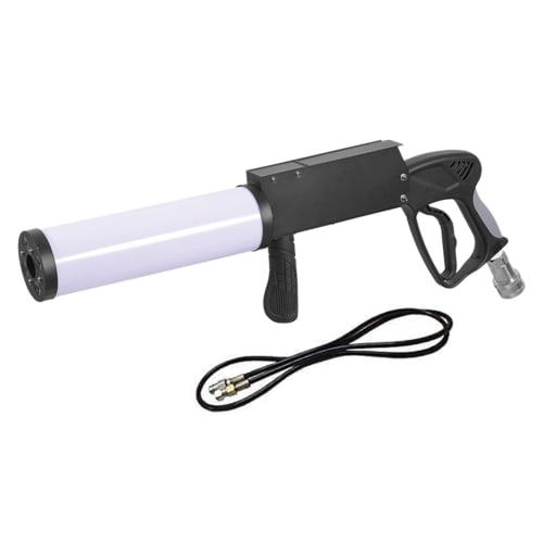 Hoixin LED CO2 Fogger Smoke Gun, RGB LED Fogger for DJ Effects, CO2 Cannon Gun for Clubs and Bars, Available in Red, Green, and Blue
Hoixin LED CO2 Fogger Smoke Gun, RGB LED Fogger for DJ Effects, CO2 Cannon Gun for Clubs and Bars, Available in Red, Green, and Blue
