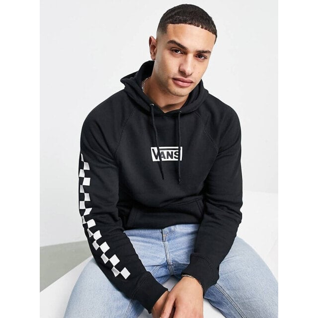 Vans versa standard hoodie in black with central logo