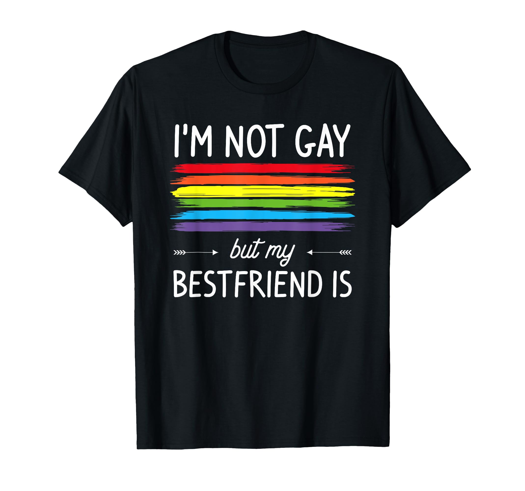 Not Gay But My Friend Is Bisexual Rainbow LGBT Pride I m T-Shirt чорний
Not Gay But My Friend Is Bisexual Rainbow LGBT Pride I m T-Shirt чорний