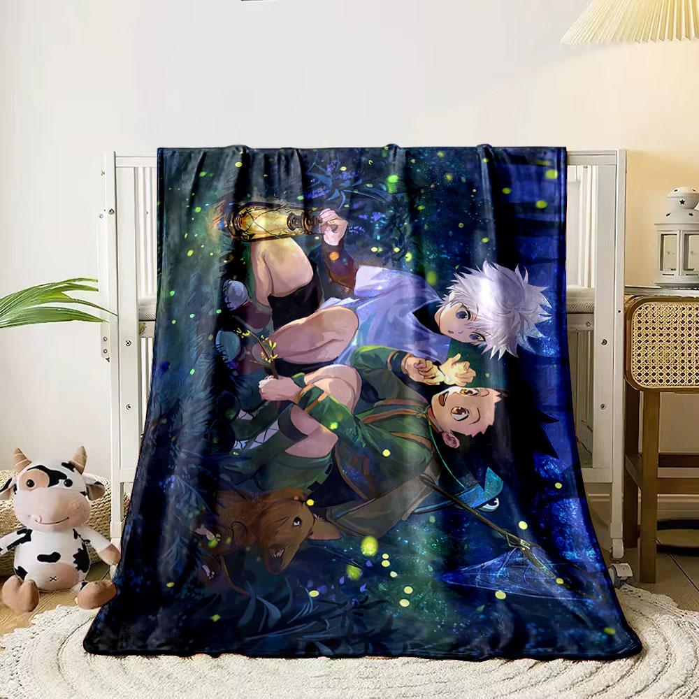 Two characters surrounded by glowing fireflies in a night forest. for all seasons blanket lunch break throw gift 80cm x 120cm
Two characters surrounded by glowing fireflies in a night forest. for all seasons blanket lunch break throw gift 80cm x 120cm