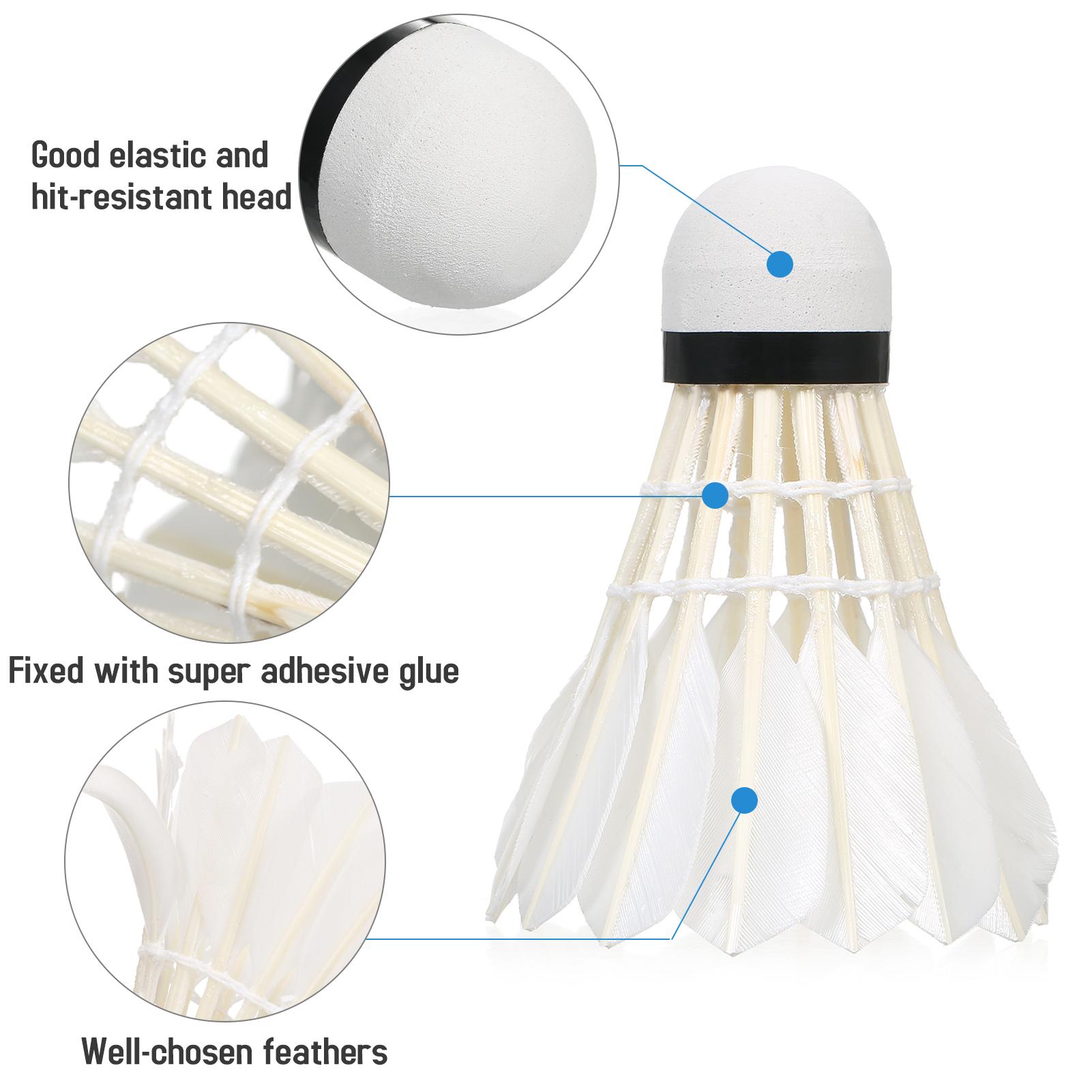 3pcs Badminton Shuttlecocks Indoor Outdoor Sports Badminton Balls Windproof Shuttlecock with Great Stability and
3pcs Badminton Shuttlecocks Indoor Outdoor Sports Badminton Balls Windproof Shuttlecock with Great Stability and