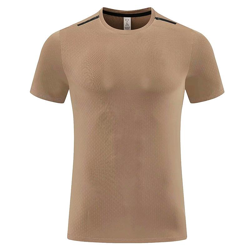 Sports T-shirt men s short-sleeved quick-drying clothes crew neck running fitnes clothes top sweat-absorbing breathable skipping rope training clothes 3XL коричневий
Sports T-shirt men s short-sleeved quick-drying clothes crew neck running fitnes clothes top sweat-absorbing breathable skipping rope training clothes 3XL коричневий