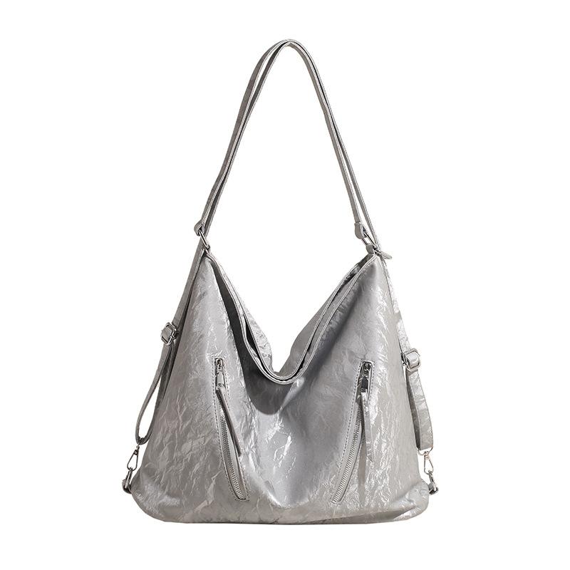 Retro fashion women s large-capacity bag 2025 spring new versatile shoulder bag premium texture tote bag women срібний
Retro fashion women s large-capacity bag 2025 spring new versatile shoulder bag premium texture tote bag women срібний