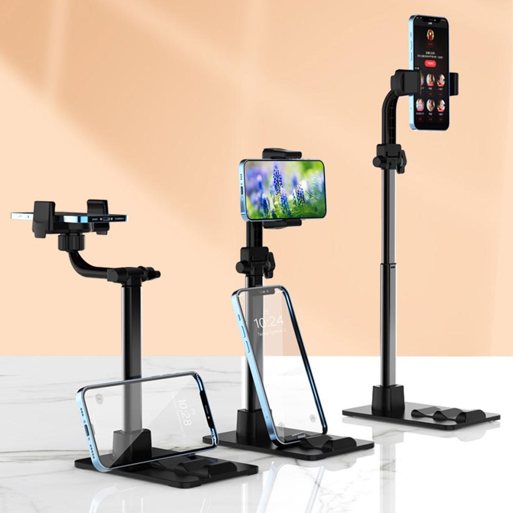 CCT13 Retractable Phone Holder with 360-Degree Rotating Clamp Anti-Slip Metal Tablets Stand Base for Live Streaming A
CCT13 Retractable Phone Holder with 360-Degree Rotating Clamp Anti-Slip Metal Tablets Stand Base for Live Streaming A