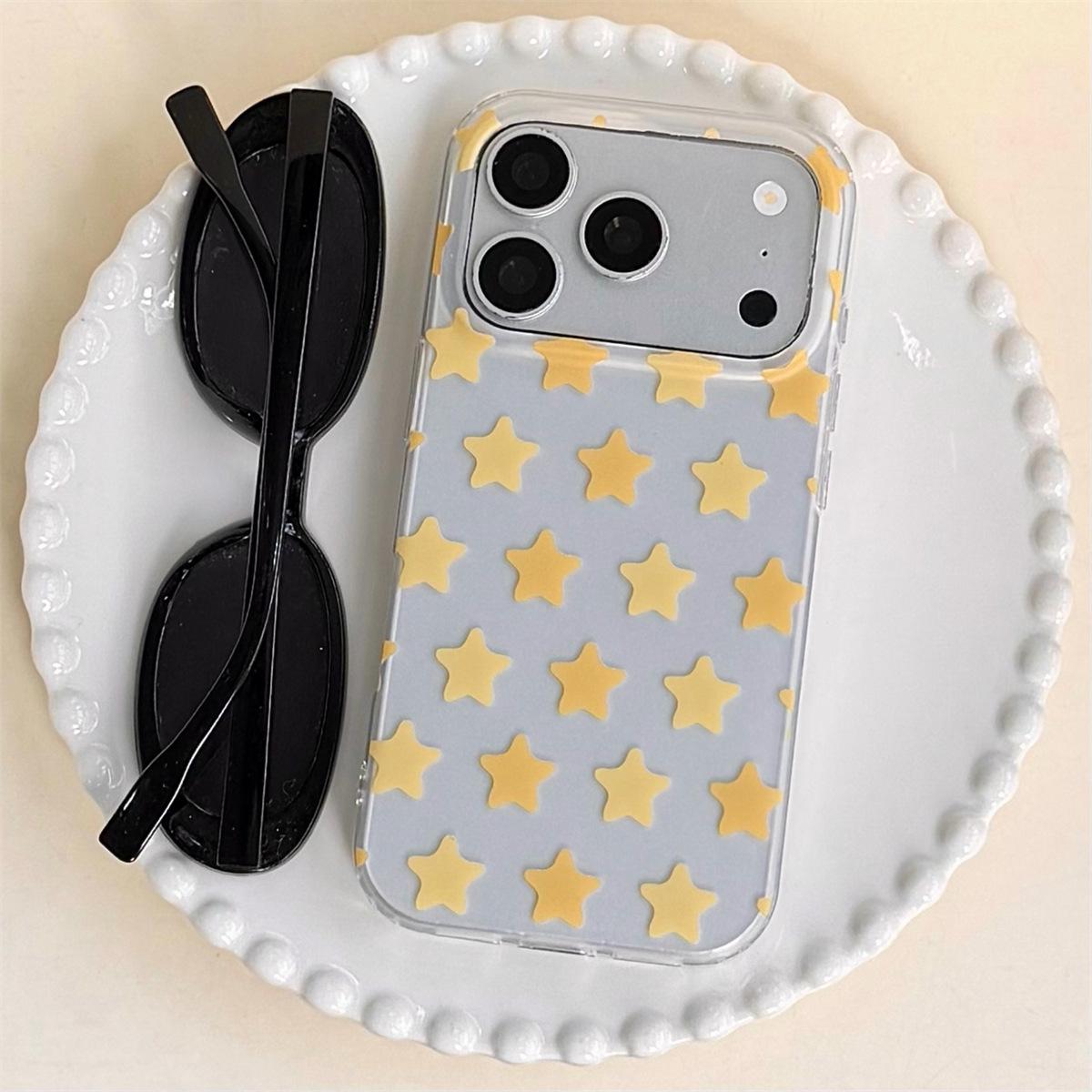 Double-Layer Frosted Yellow Star Anti-Fall Phone Case for iPhone 14/13/Apple 17/16/15 PROMAX iPhone 14
Double-Layer Frosted Yellow Star Anti-Fall Phone Case for iPhone 14/13/Apple 17/16/15 PROMAX iPhone 14