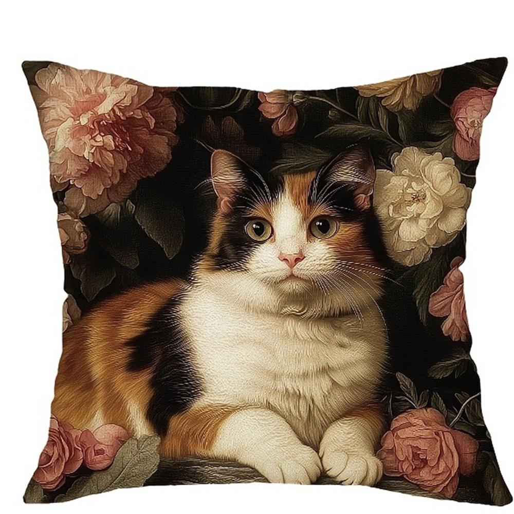 Елегантний кіт - Квіткові наволочки на подушкиЧохол на подушку для дивана у вітальню, м який та зручний, декорація для спальні 18x18Inch
Елегантний кіт - Квіткові наволочки на подушкиЧохол на подушку для дивана у вітальню, м який та зручний, декорація для спальні 18x18Inch