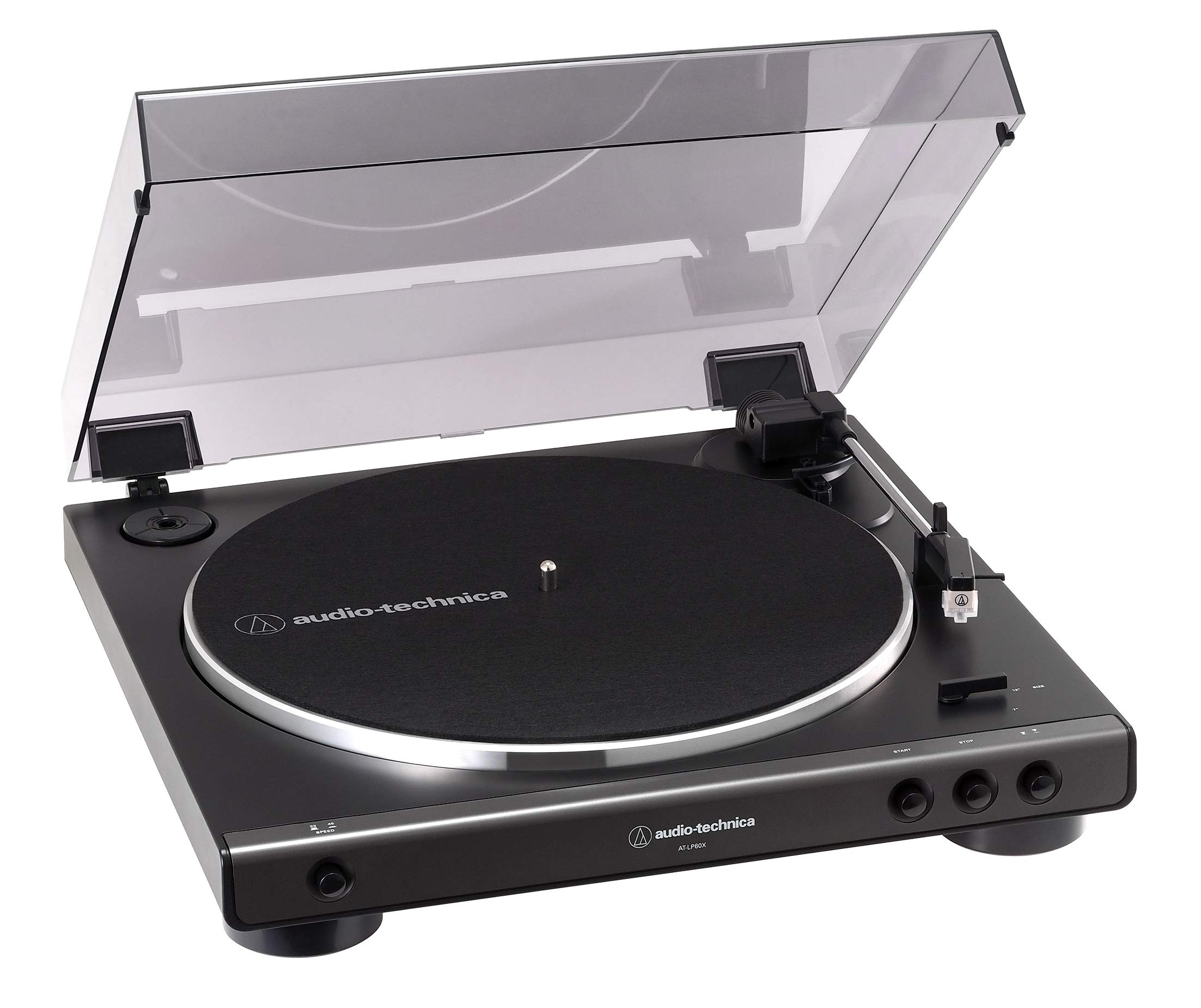 Audio-Technica Full Auto Record Player AT-LP60X 3345 Rotation Compatible Belt Drive Dark Gunmetal AT-LP60X DGM
Audio-Technica Full Auto Record Player AT-LP60X 3345 Rotation Compatible Belt Drive Dark Gunmetal AT-LP60X DGM