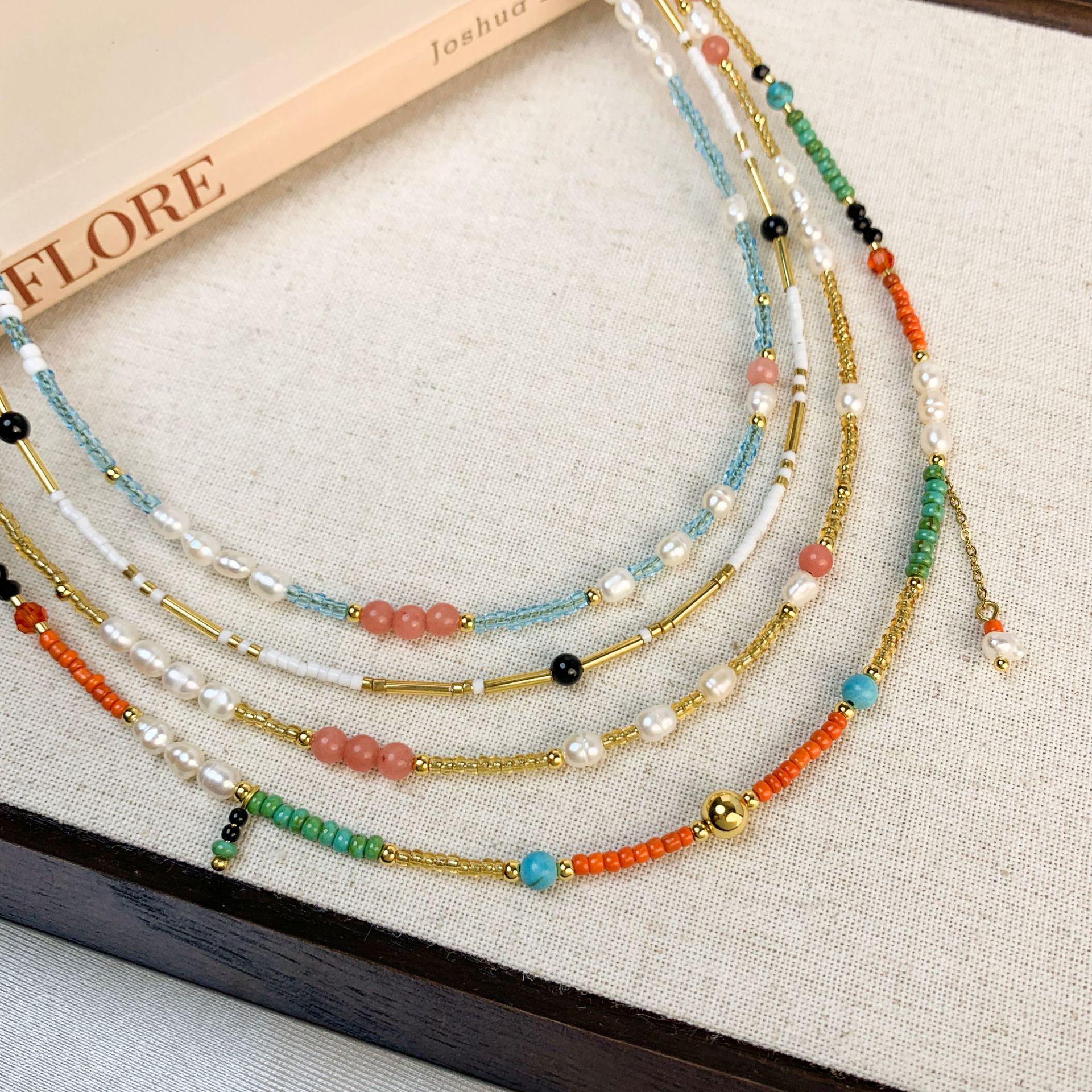 Xiaomi Layered Freshwater Pearl & Colorful Bead Necklace - Versatile Fashion for Women
Xiaomi Layered Freshwater Pearl & Colorful Bead Necklace - Versatile Fashion for Women