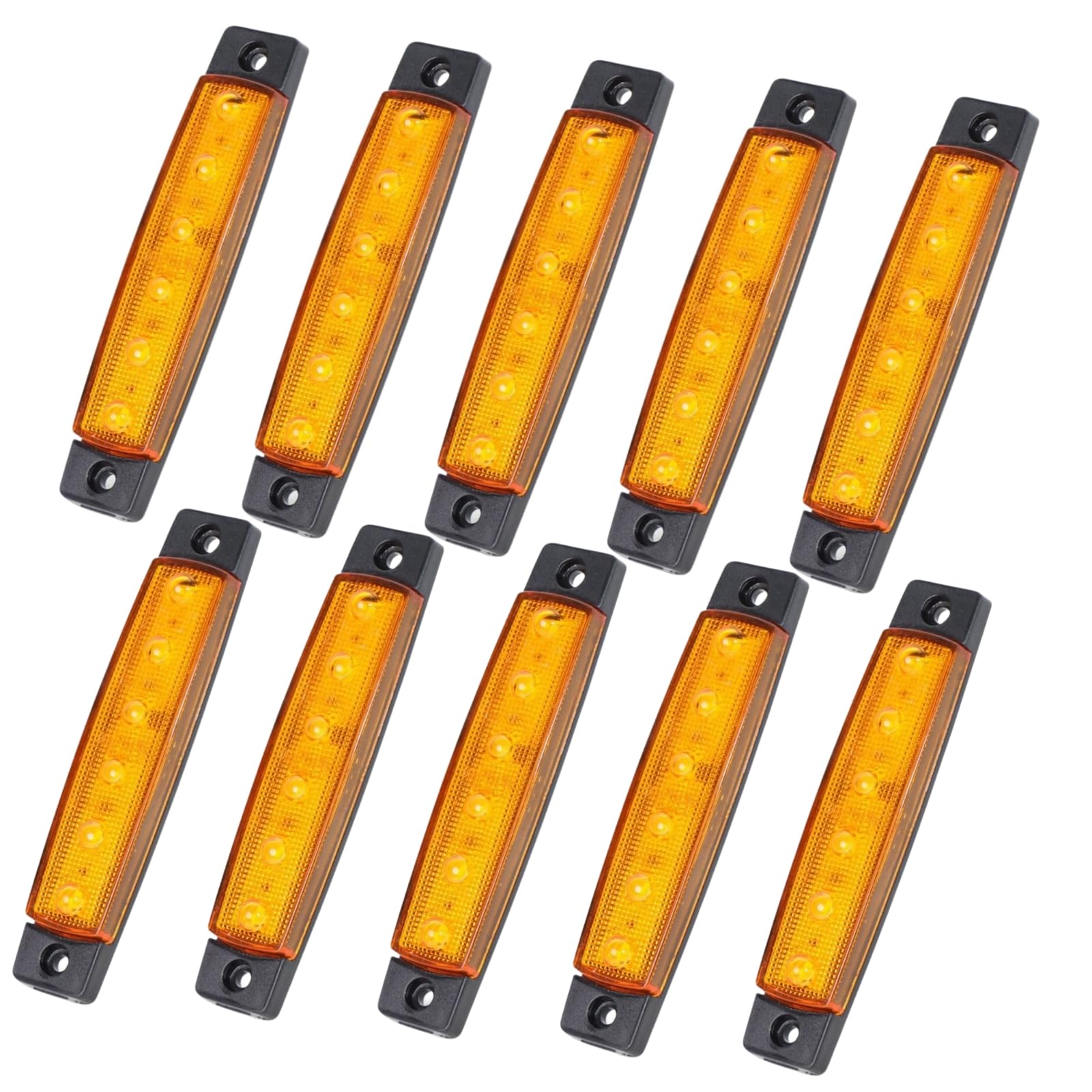 10 шт. 6-рядний світлодіодний габаритний ліхтар для вантажівки, причепа (одна сторона), ліхтар для самоскида, кастомний маркерний ліхтар, Деко Тигр (Жовтий) жовтий
10 шт. 6-рядний світлодіодний габаритний ліхтар для вантажівки, причепа (одна сторона), ліхтар для самоскида, кастомний маркерний ліхтар, Деко Тигр (Жовтий) жовтий